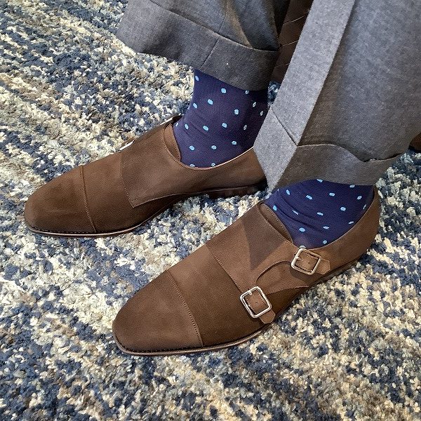 カルミナ ダブルモンク UK8E インカラスト 新作カルミーナのダブルモンク ラスト「クスティチュ(COSTITX