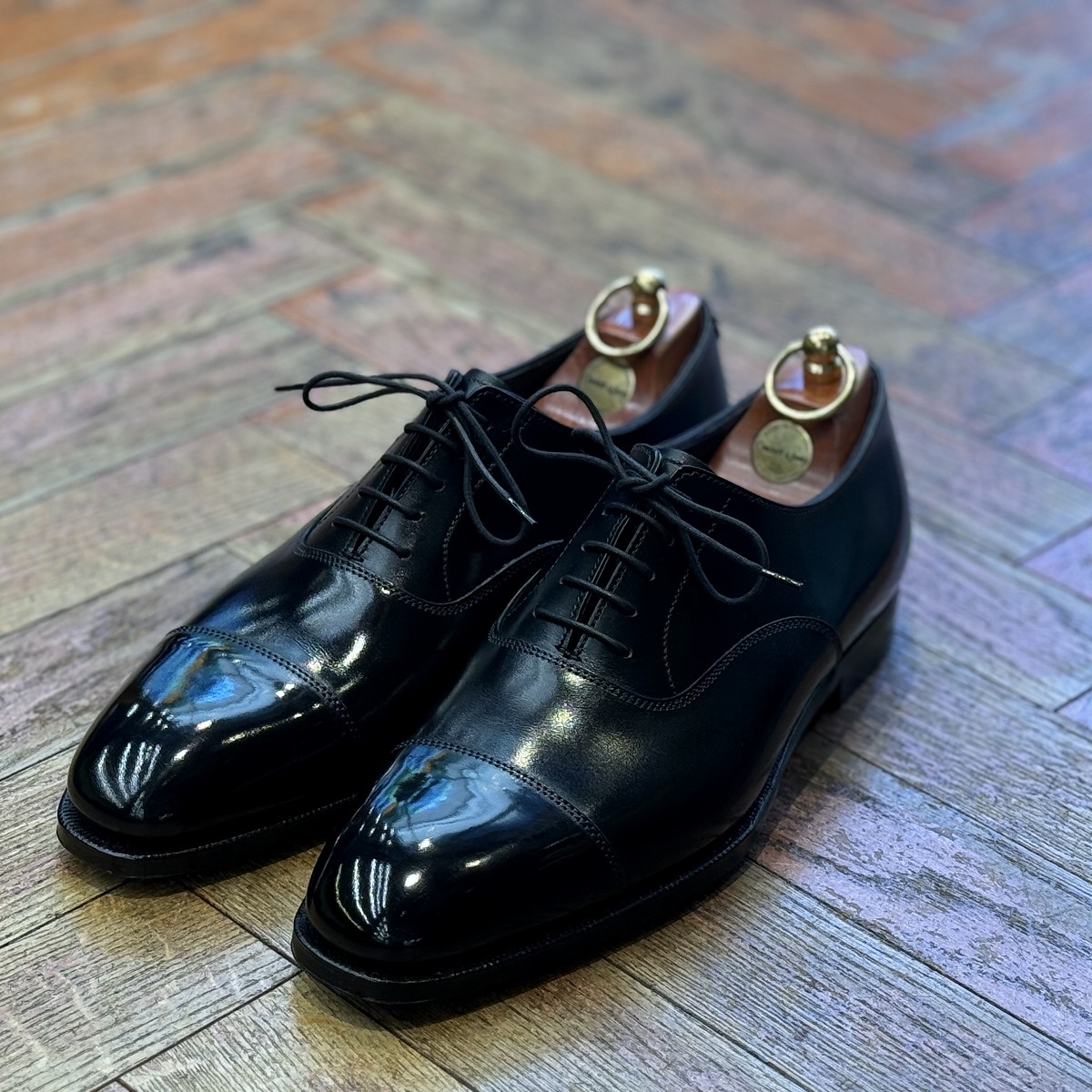 オペラパンプス　結婚式　 Crockett & Jones Pump ブラック クロケット＆ジョーンズ パンプ|PUMP BLACK プレーントゥ メンズ