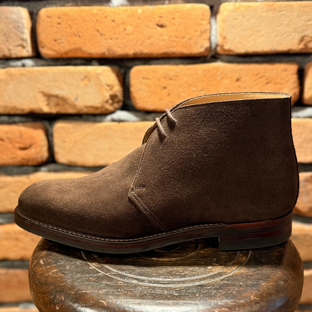 CROCKETT&JONES チェップストウ　7E ダークブラウン　純正箱•袋付 クロケット＆ジョーンズのダークブラウン・スエード図鑑 | Trading