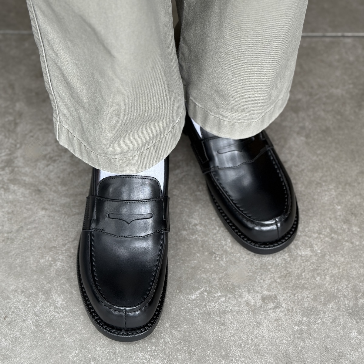 美品 ローファ Dafino ダフィーノ ブラック ブラックローファー3選 ローリングダブトリオ・サンダース