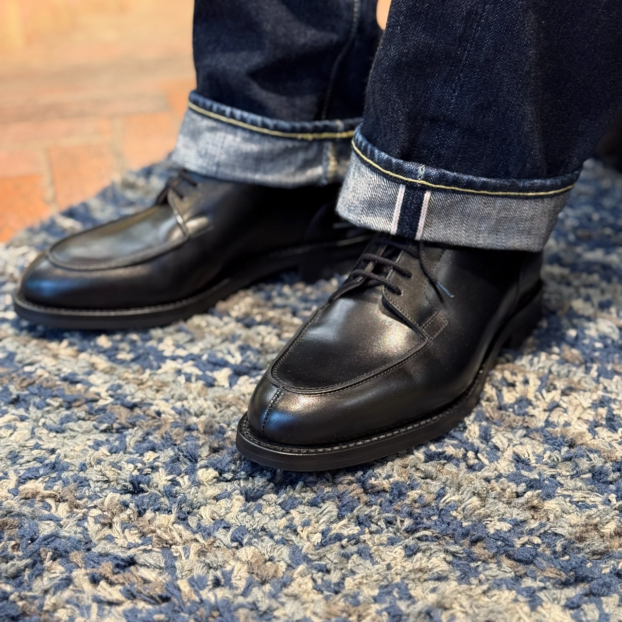 美品　crockett&jones cork シボ革　uチップ 別注】 CROCKETT＆JONES SHELTON5 アンティーク