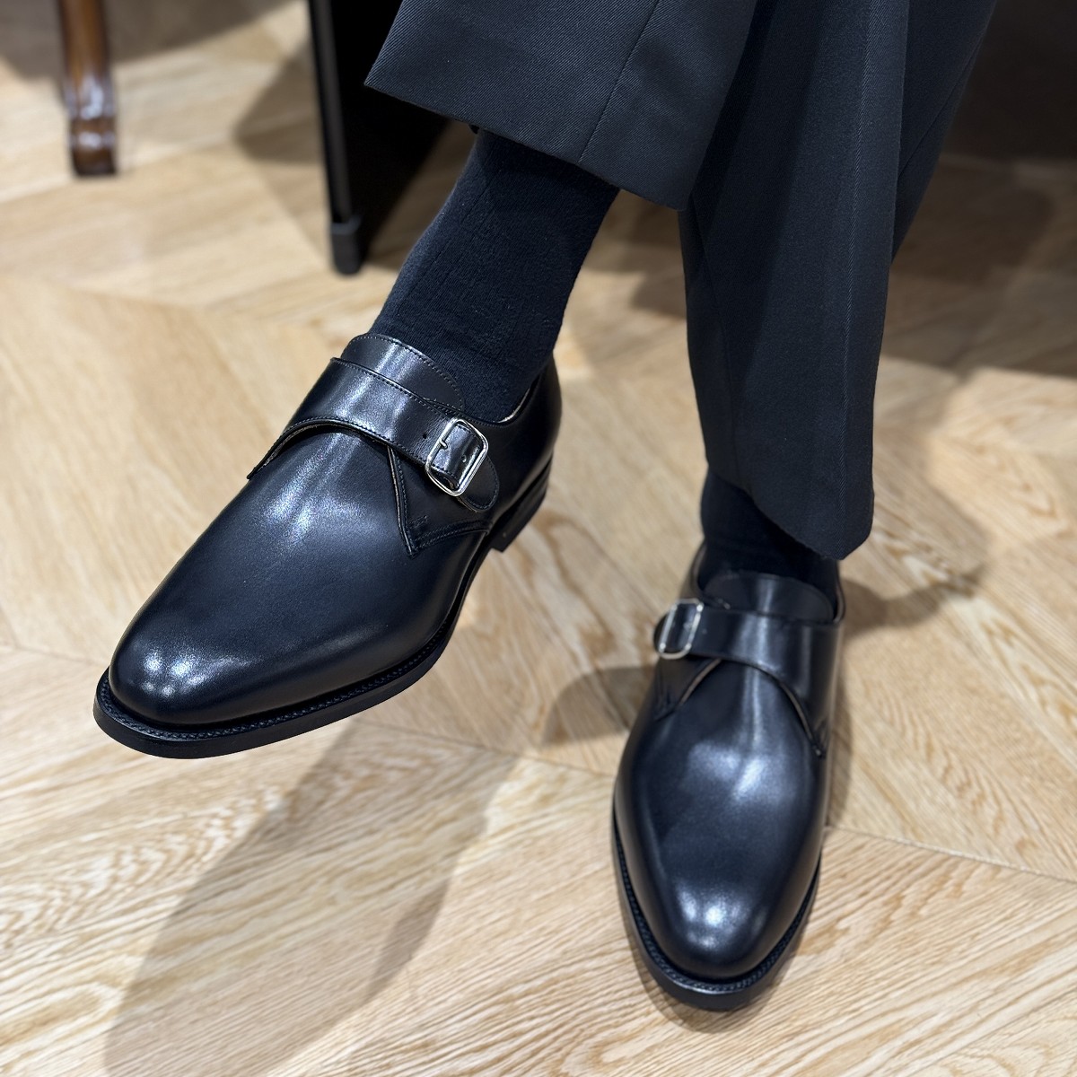 クロケット＆ジョーンズのシングルモンクストラップ「マルバーン3