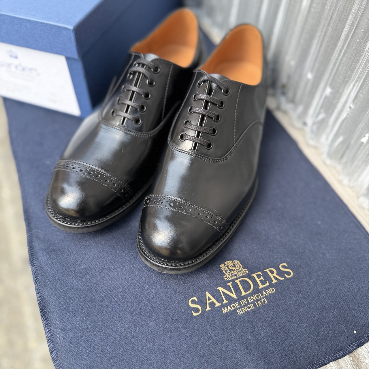 SANDERS(サンダース）のMILITARY PUNCHED CAP OXFORDSANDERS